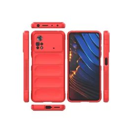 Newface Xiaomi Poco X4 Pro 5G Kılıf Optimum Silikon - Kırmızı