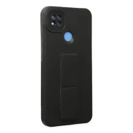 Newface Xiaomi Redmi 9C Kılıf Mega Standlı Silikon - Siyah