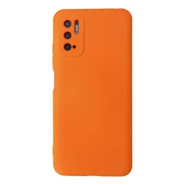 Newface Xiaomi Redmi Note 10 5G Kılıf Nano Içi Kadife Silikon - Turuncu