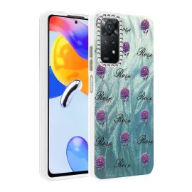 Newface Xiaomi Redmi Note 12 Pro 4G Kılıf Blade Aynalı Desenli Kapak - Desen 9