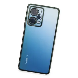 Newface Xiaomi Redmi Note 12 Pro 5G Kılıf Razer Lensli Silikon - Yeşil