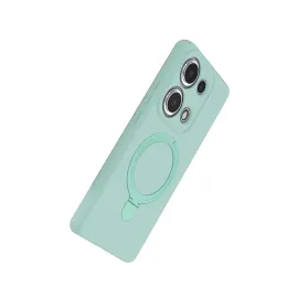 Newface Xiaomi Redmi Note 13 Pro 4G Regal Magsafe Standlı Kapak - Su Yeşili