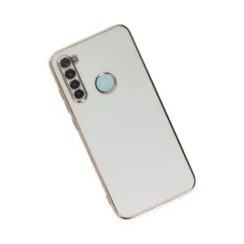 Newface Xiaomi Redmi Note 8 Kılıf Volet Silikon - Beyaz