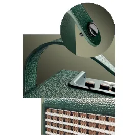 Konfulon F31 50W Sürücülü 2 Adet Mikrofonlu BT 5.2 Kablosuz Hoparlör - Yeşil