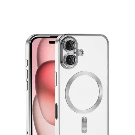 Newface Apple Iphone 17 Kross Magneticsafe Kapak - Gümüş