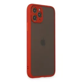 Newface Iphone 11 Pro Kılıf Montreal Silikon Kapak - Kırmızı