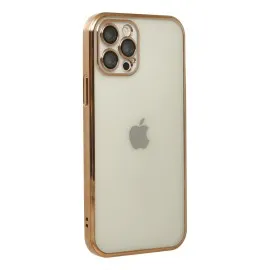 Newface Iphone 12 Pro Kılıf Razer Lensli Silikon - Gold