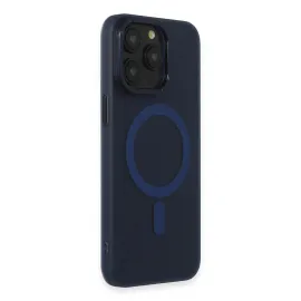 Newface Iphone 15 Pro Max Kılıf Lodos Magneticsafe Mat Kapak - Mavi