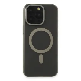Newface Iphone 15 Pro Max Kılıf Lodos Magneticsafe Mat Kapak - Titan Gri
