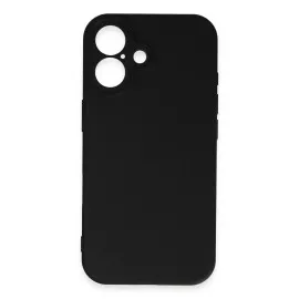 Newface Iphone 16 Kılıf First Silikon - Siyah