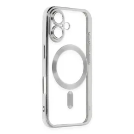 Newface Iphone 16 Plus Kılıf Kross Magneticsafe Kapak - Gümüş