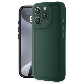 Newface Iphone 16 Pro Max Kılıf Viera Silikon - Koyu Yeşil