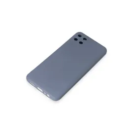 Newface Realme C11 Kılıf Nano Içi Kadife Silikon - Gri