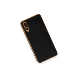 Newface Samsung Galaxy A50 Kılıf Volet Silikon - Siyah