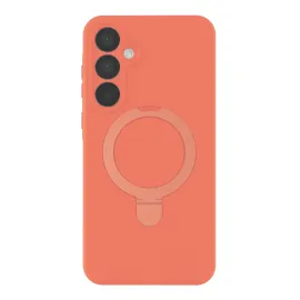 Newface Samsung Galaxy A55 5G Regal Magsafe Standlı Kapak - Turuncu