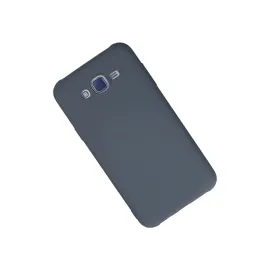 Newface Samsung Galaxy J7 Kılıf Nano Içi Kadife Silikon - Gri