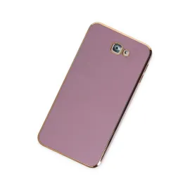 Newface Samsung Galaxy J7 Prime Kılıf Volet Silikon - Mor