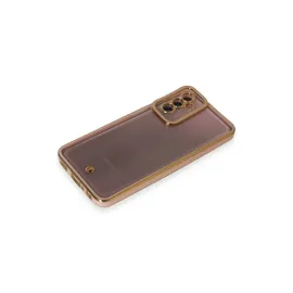 Newface Samsung Galaxy M23 Kılıf Liva Lens Silikon - Pudra