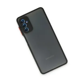 Newface Samsung Galaxy M52 5G Kılıf Montreal Silikon Kapak - Siyah