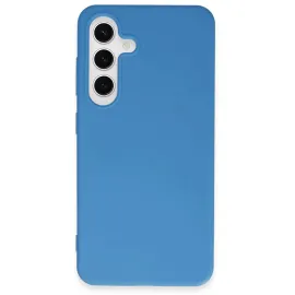 Newface Samsung Galaxy S24 Kılıf First Silikon - Mavi