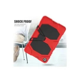 Newface Samsung Galaxy T510 Tab A 10.1 Kılıf Griffin Tablet Kapak - Kırmızı