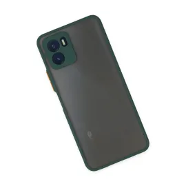 Newface Vivo Y15S Kılıf Montreal Silikon Kapak - Yeşil