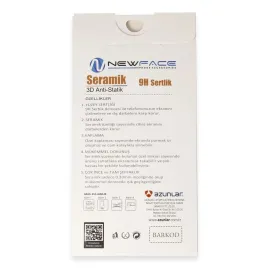Newface Vivo Y17S 3D Antistatik Mat Seramik Nano Ekran Koruyucu