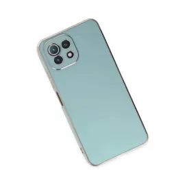 Newface Xiaomi Mi 11 Lite Kılıf Volet Silikon - Açık Yeşil