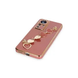 Newface Xiaomi Mi 12T Pro Kılıf Esila Silikon - Kırmızı