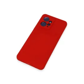 Newface Xiaomi Redmi Note 12 4G Kılıf Nano Içi Kadife Silikon - Kırmızı