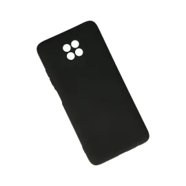 Newface Xiaomi Redmi Note 9 5G Kılıf Nano Içi Kadife Silikon - Siyah