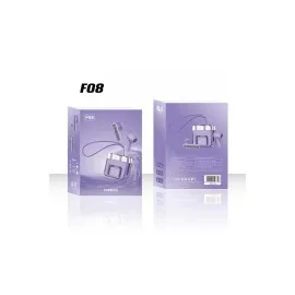 Karler Bass F08 Dijital Şarj Göstergeli Tws Bluetooth Kulaklık - Mor