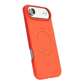 Newface Apple Iphone 17 Air Regal Magsafe Standlı Kapak - Turuncu