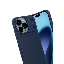 Newface Apple Iphone 17 Pro Max Auto Focus Karbon Kapak - Lacivert