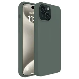 Newface Iphone 15 Plus Kılıf First Silikon - Koyu Yeşil