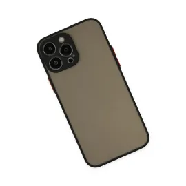 Newface Iphone 15 Pro Max Kılıf Montreal Silikon Kapak - Siyah