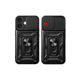 Newface Iphone 16 Kılıf Pars Lens Yüzüklü Silikon - Yeşil