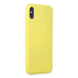 Newface Iphone X Kılıf First Silikon - Sarı