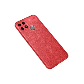 Newface Oppo A15 Kılıf Auto Focus Kapak - Kırmızı