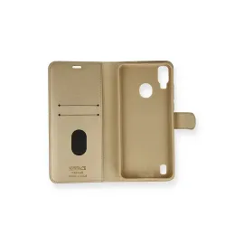 Newface Reeder P13 Blue Kılıf Trend S Plus Kapaklı Kılıf - Gold