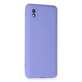 Newface Samsung Galaxy A01 Core Kılıf First Silikon - Lila