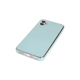 Newface Samsung Galaxy A04 Kılıf Volet Silikon - Açık Yeşil