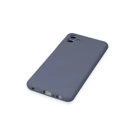 Newface Samsung Galaxy A04E Kılıf Nano Içi Kadife Silikon - Gri