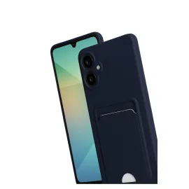 Newface Samsung Galaxy A07 Kelvin Kartvizitli Silikon - Lacivert