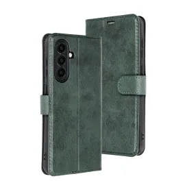 Newface Samsung Galaxy A16 5G Kılıf Trend S Plus Kapaklı Kılıf - Yeşil