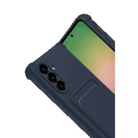 Newface Samsung Galaxy A17 5G Kelvin Kartvizitli Silikon - Lacivert