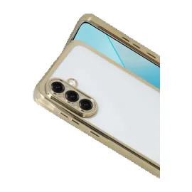 Newface Samsung Galaxy A17 5G Razer Lensli Silikon - Gold