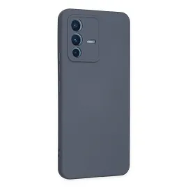 Newface Vivo V23 5G Kılıf Nano Içi Kadife Silikon - Gri