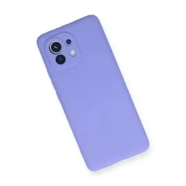 Newface Xiaomi Mi 11 Kılıf Premium Rubber Silikon - Lila