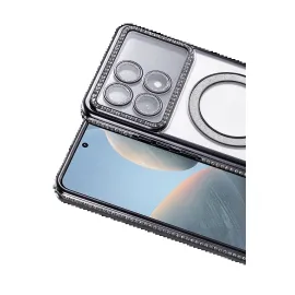 Newface Xiaomi Poco X6 Pro Joke Simli Magneticsafe Kılıf - Siyah